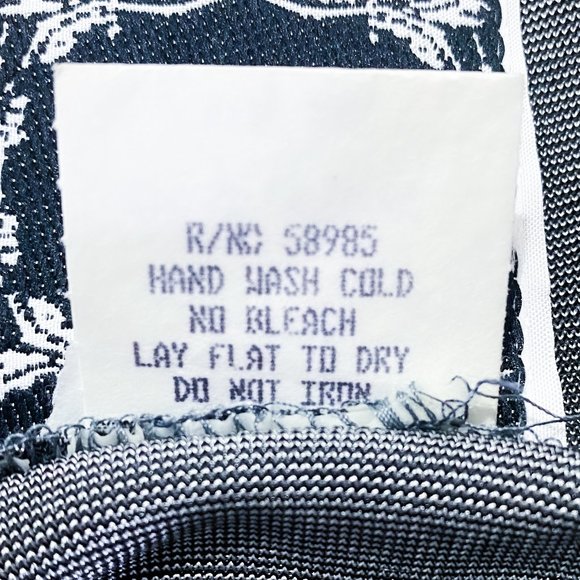 Gray Long Sleeve Lace Bodycon Dress Dressing Clio Waist Detail Stretch Gown S - Picture 13 of 13